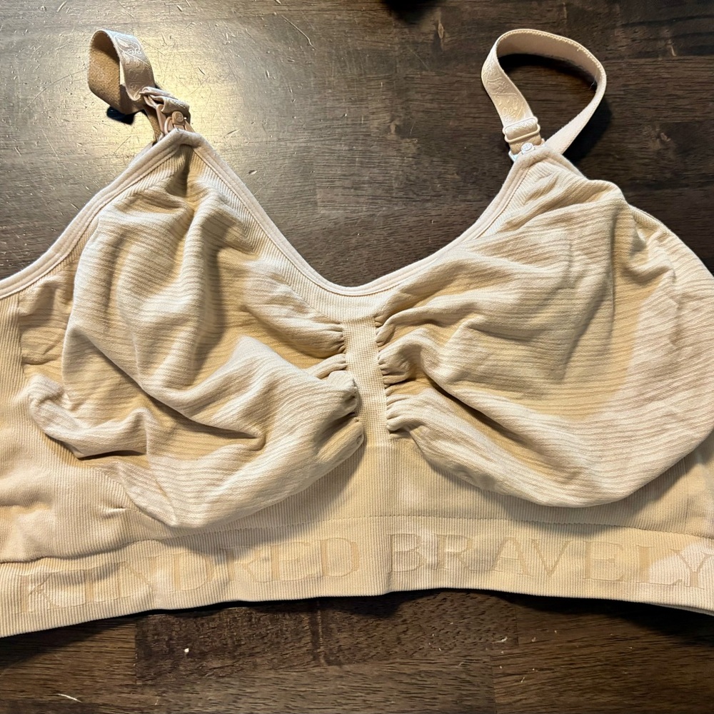 Kindred Bravely Women's Tan Nursing and Pumping Bra